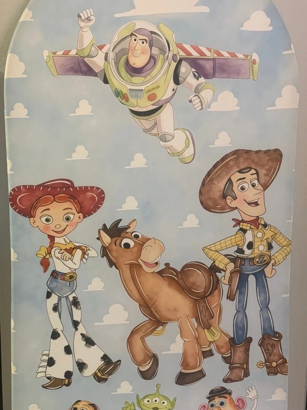 Vintage Toy Story Arch Backdrop Cover (Read Description)